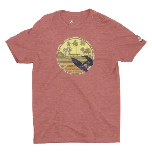 Premium Vintage Surfer Adventure Graphic Tee