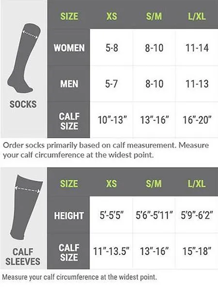 Pro Compression - Calf Sleeves, White