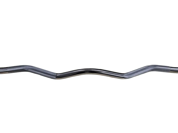 Progression Chrome Olympic EZ Curl Bar 47"- (350lb-28mm)