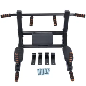 Pull Up Bar Wall Mounted Multifunctional Chin Up Bar
