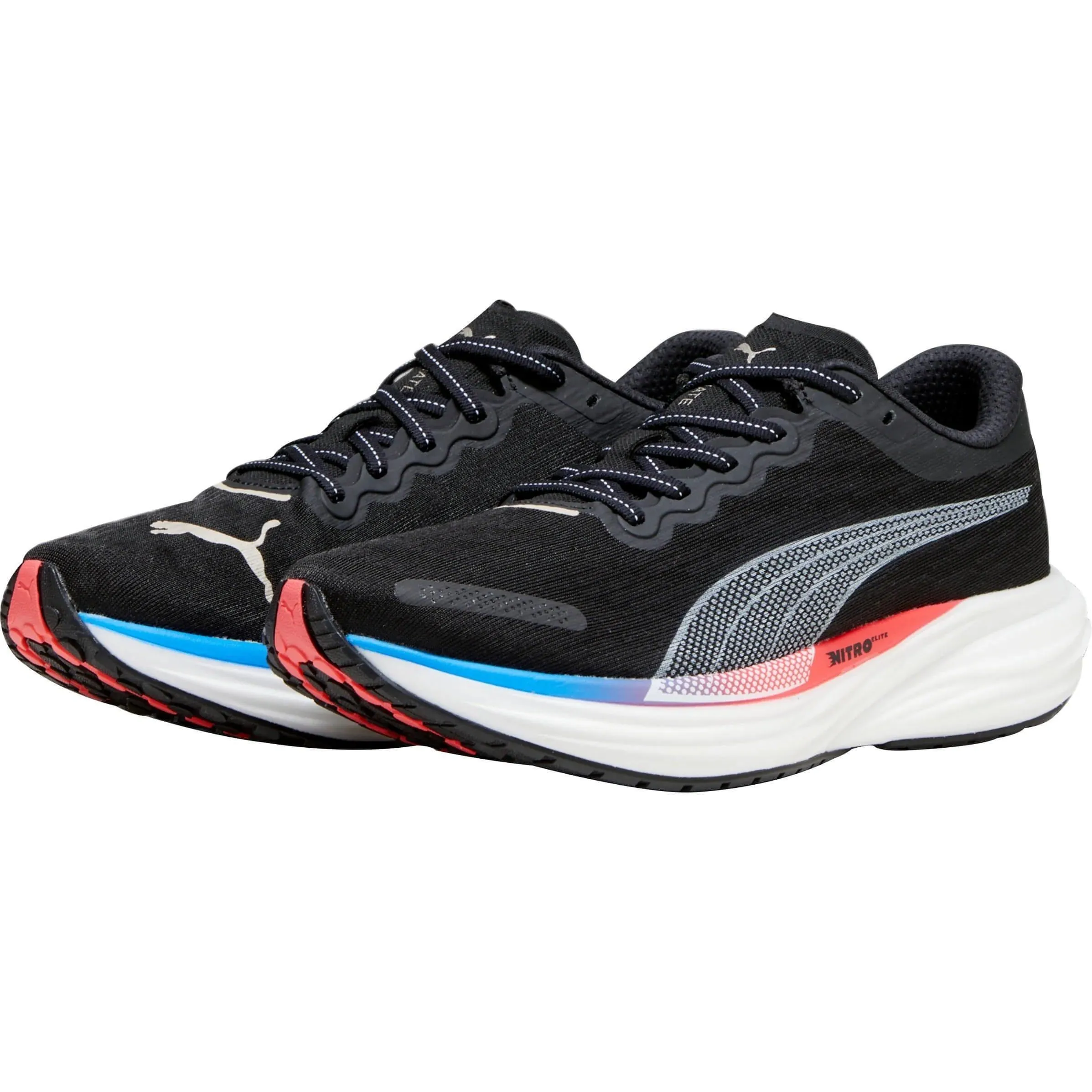 Puma Deviate Nitro 2 Mens Running Shoes - Black