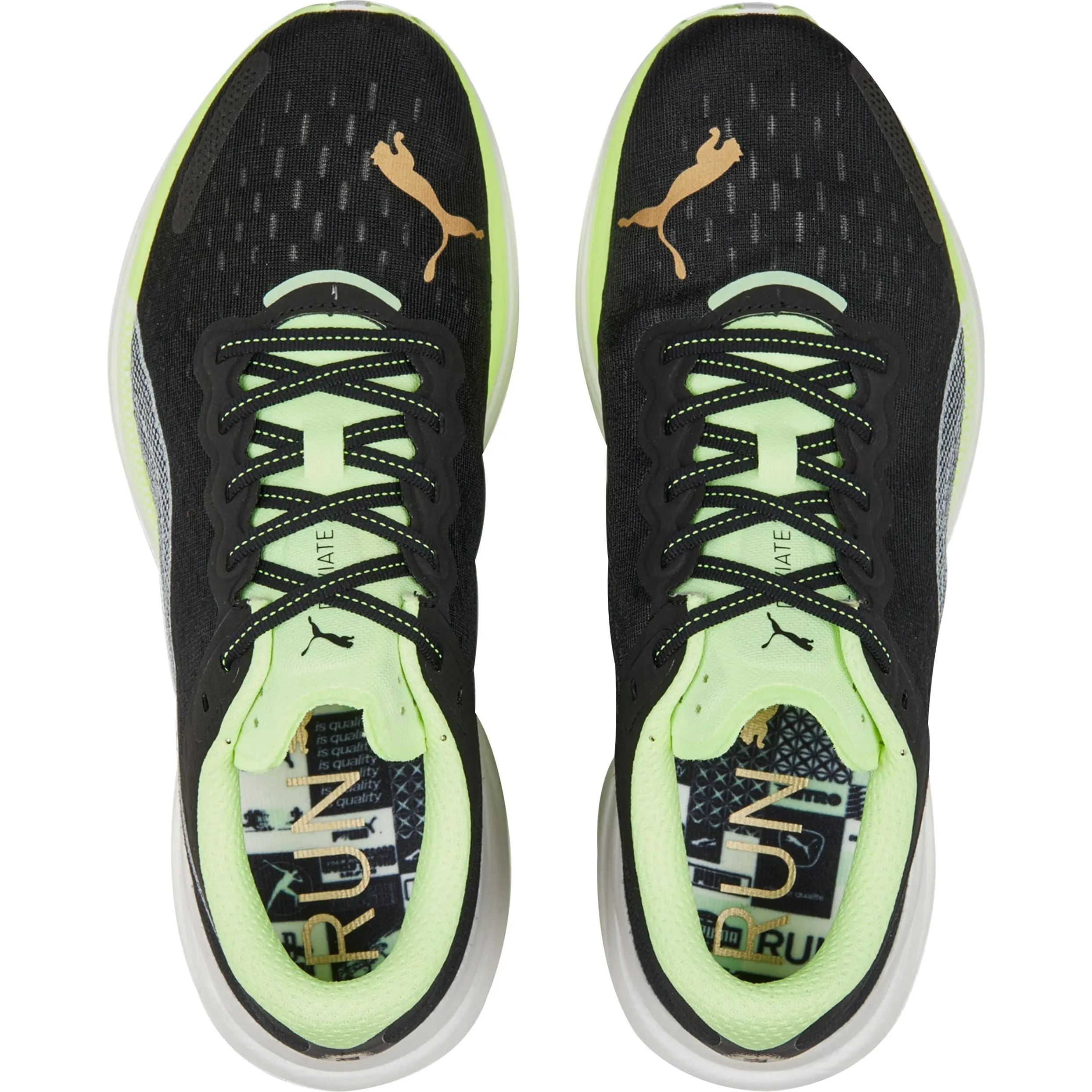 Puma Deviate Nitro 2 Mens Running Shoes - Black