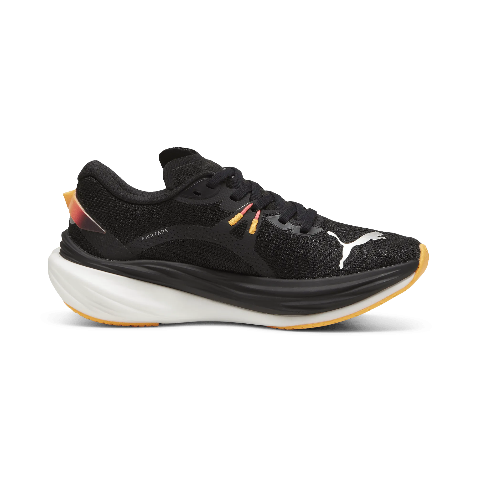 Puma Deviate Nitro 3 Women's Running Shoes AW24 Black/Sunset Glow/Sun Stream