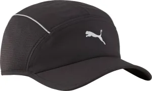 Puma Runner Short Visor 5 Panel Running Cap - Black