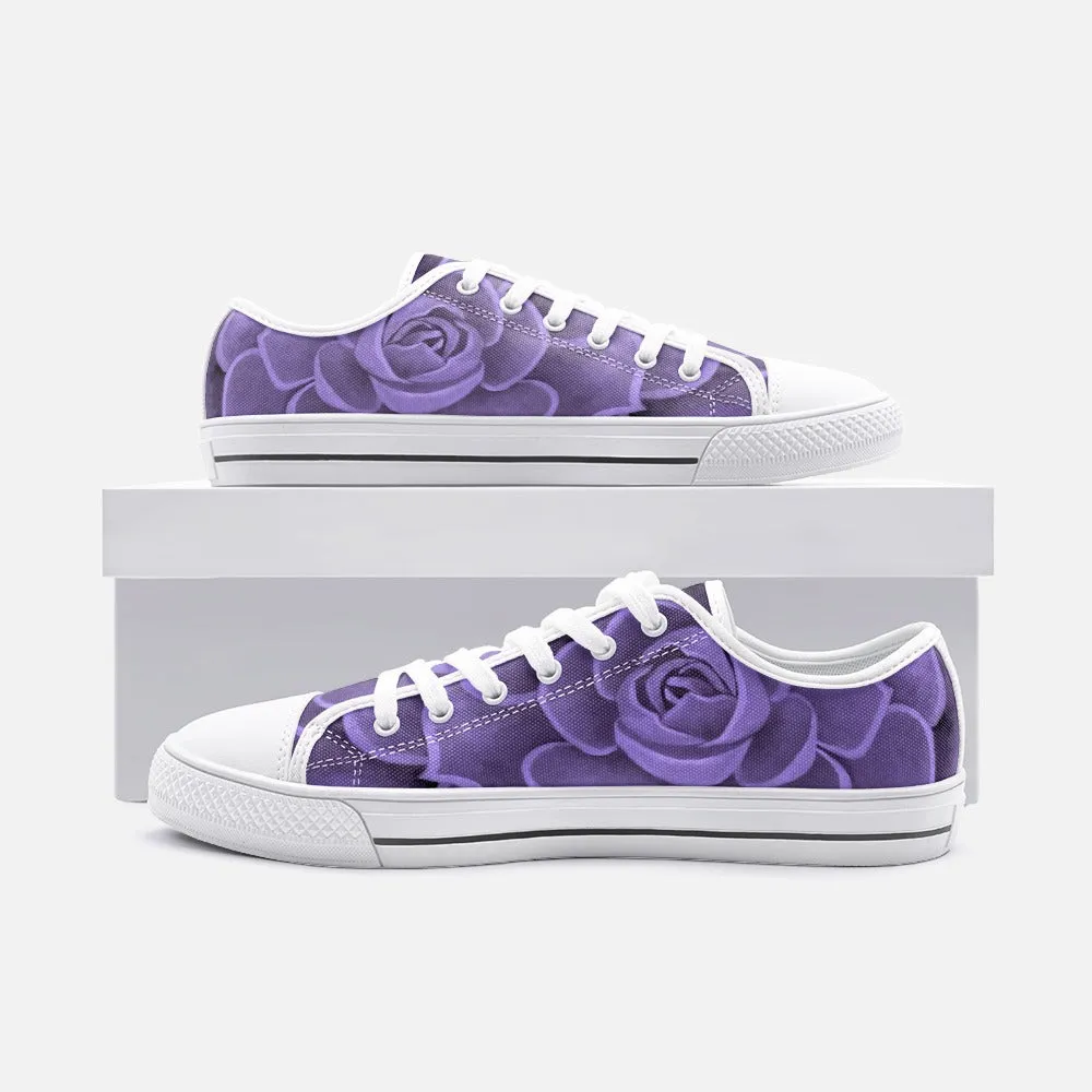 Purple Succulent Low-top Sneakers