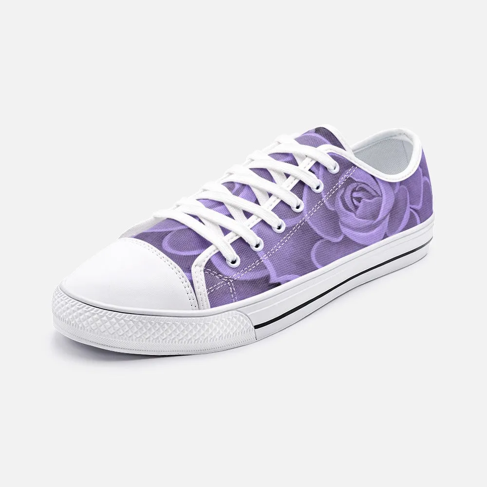 Purple Succulent Low-top Sneakers