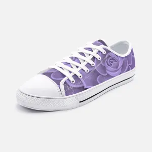 Purple Succulent Low-top Sneakers