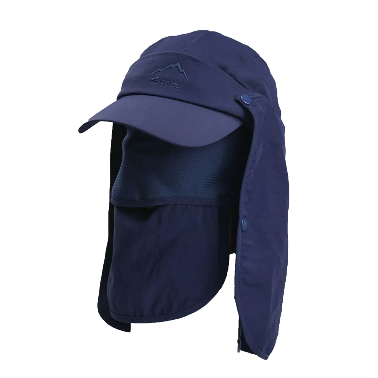 Quick-dry Sun Protection UV Fisherman Hat Foldable Windproof Sun Visor Hat