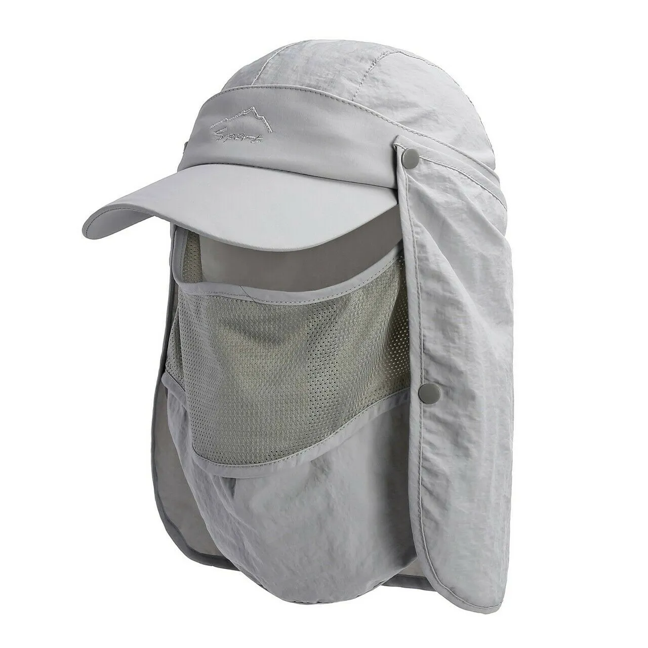 Quick-dry Sun Protection UV Fisherman Hat Foldable Windproof Sun Visor Hat