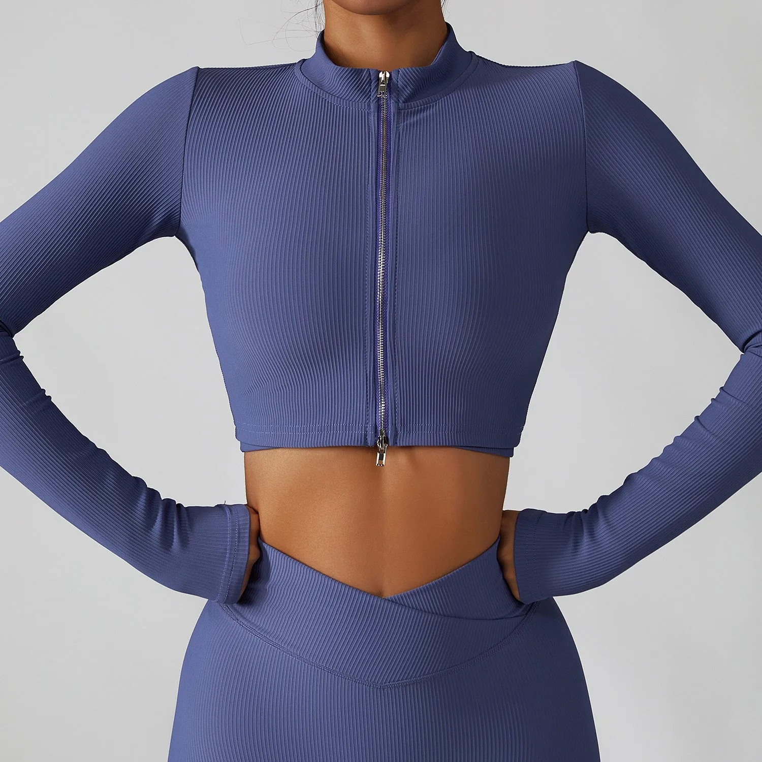 Quick Drying Fitness Coat For Women Breathable And Tight trendy