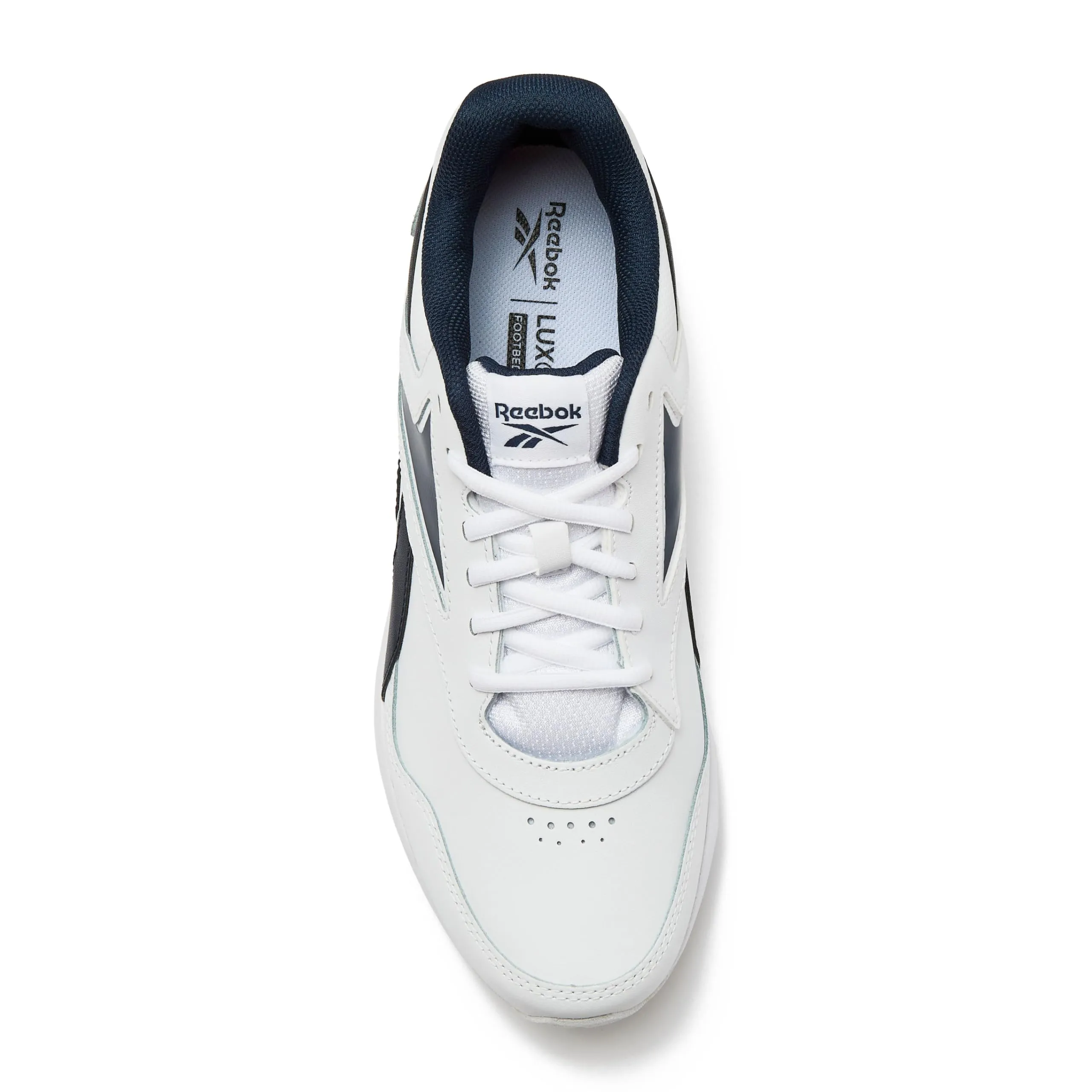Reebok Ultra 7 DMX Max Walking Sneakers for Men Shoe, White/Collegiate Navy/Collegiate Royal, 10.5