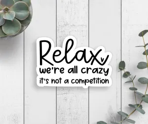 Relax Vinyl Sticker