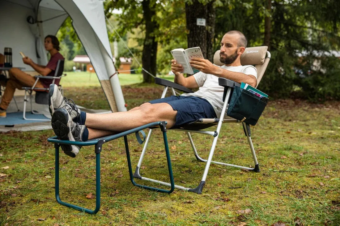 REPOSE-JAMBES POUR LE CAMPING - COMPATIBLE AVEC TOUS NOS FAUTEUILS ET CHAISES