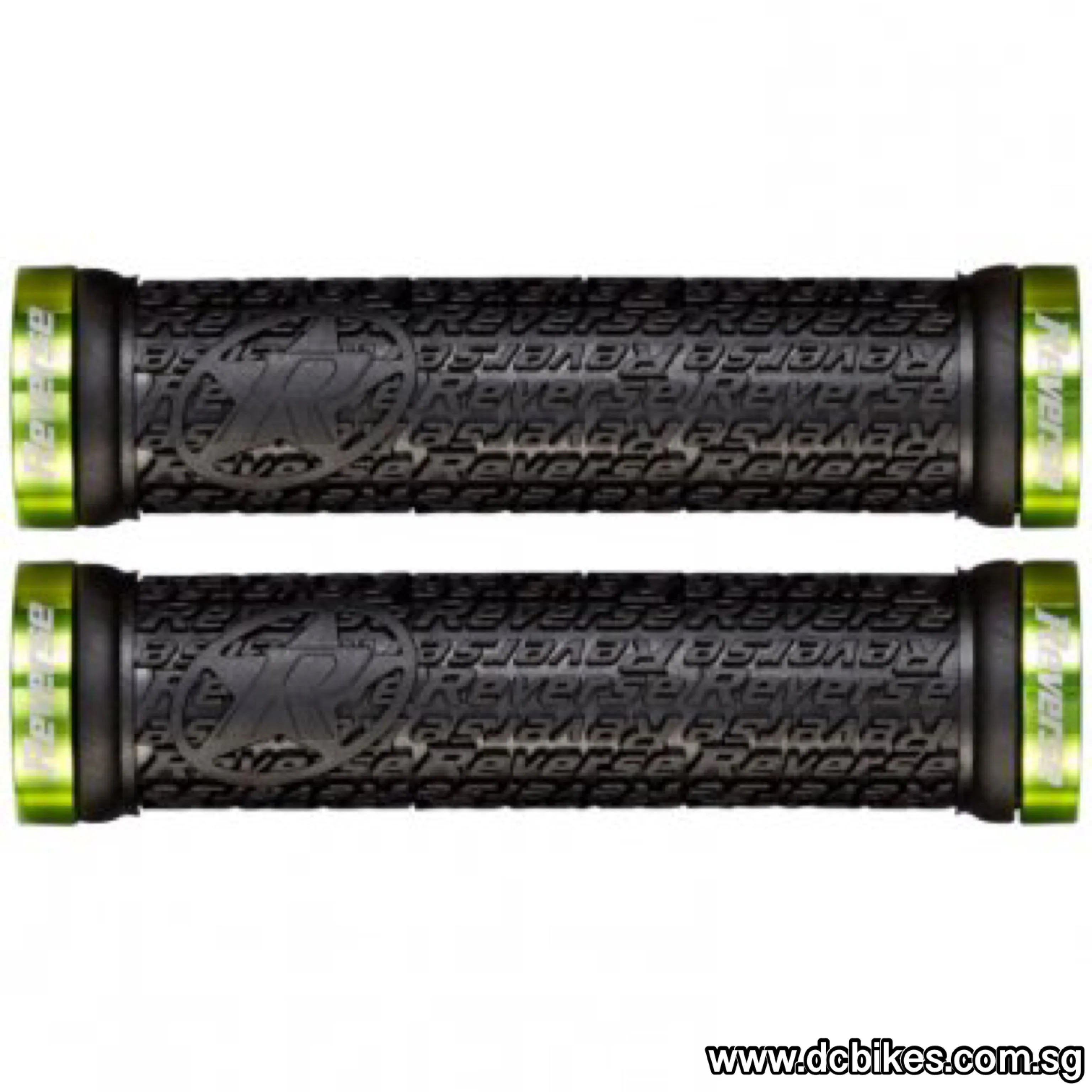 Reverse Components Stamp Lock On Grips - 30mm