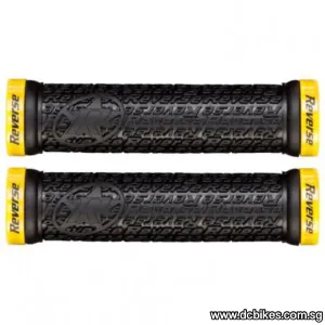 Reverse Components Stamp Lock On Grips - 30mm