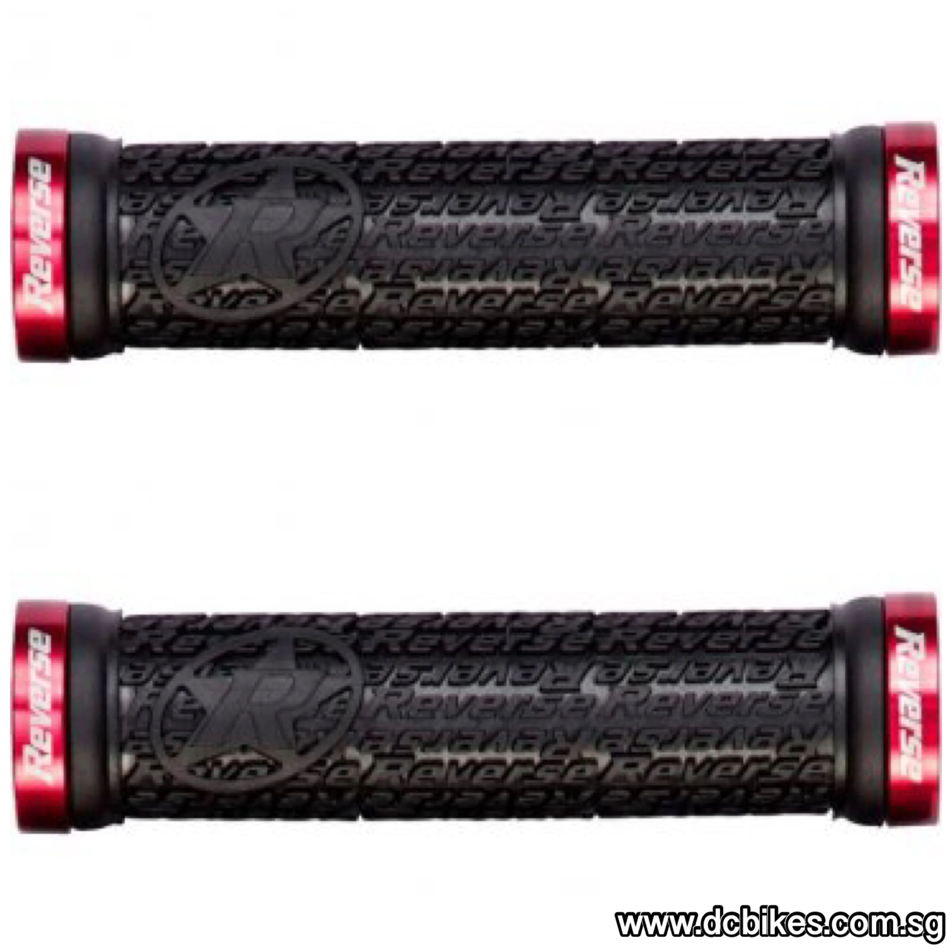 Reverse Components Stamp Lock On Grips - 30mm