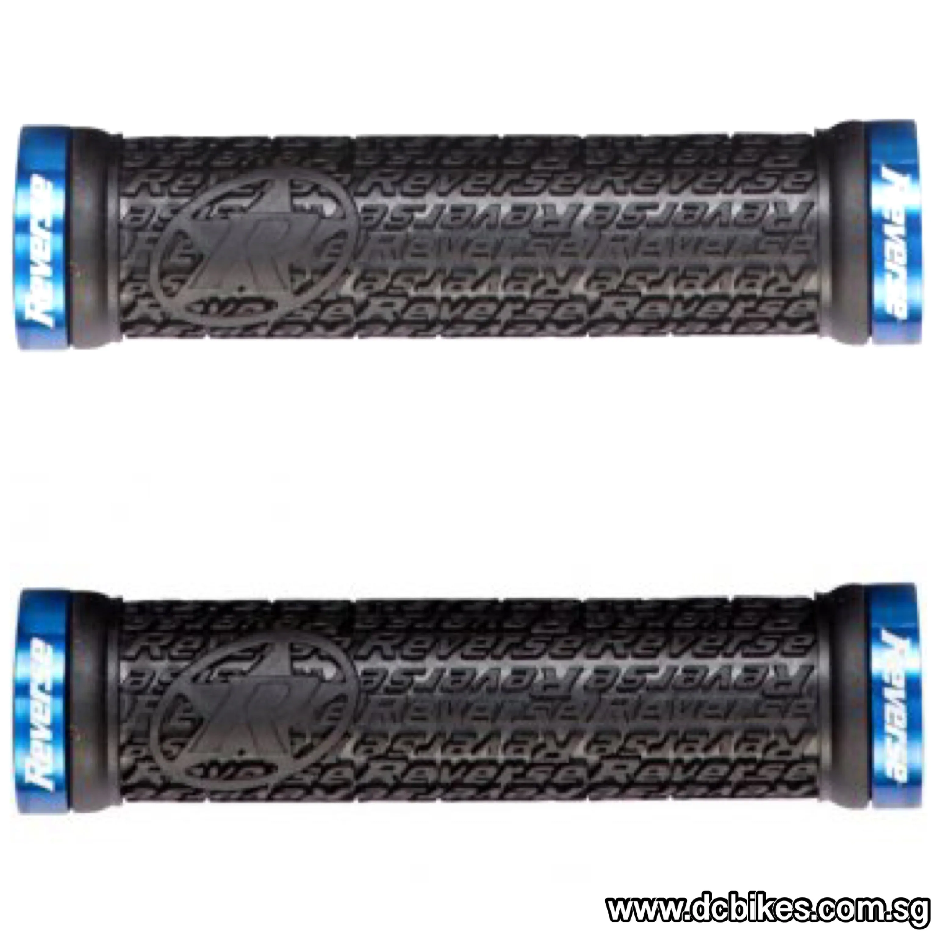Reverse Components Stamp Lock On Grips - 30mm