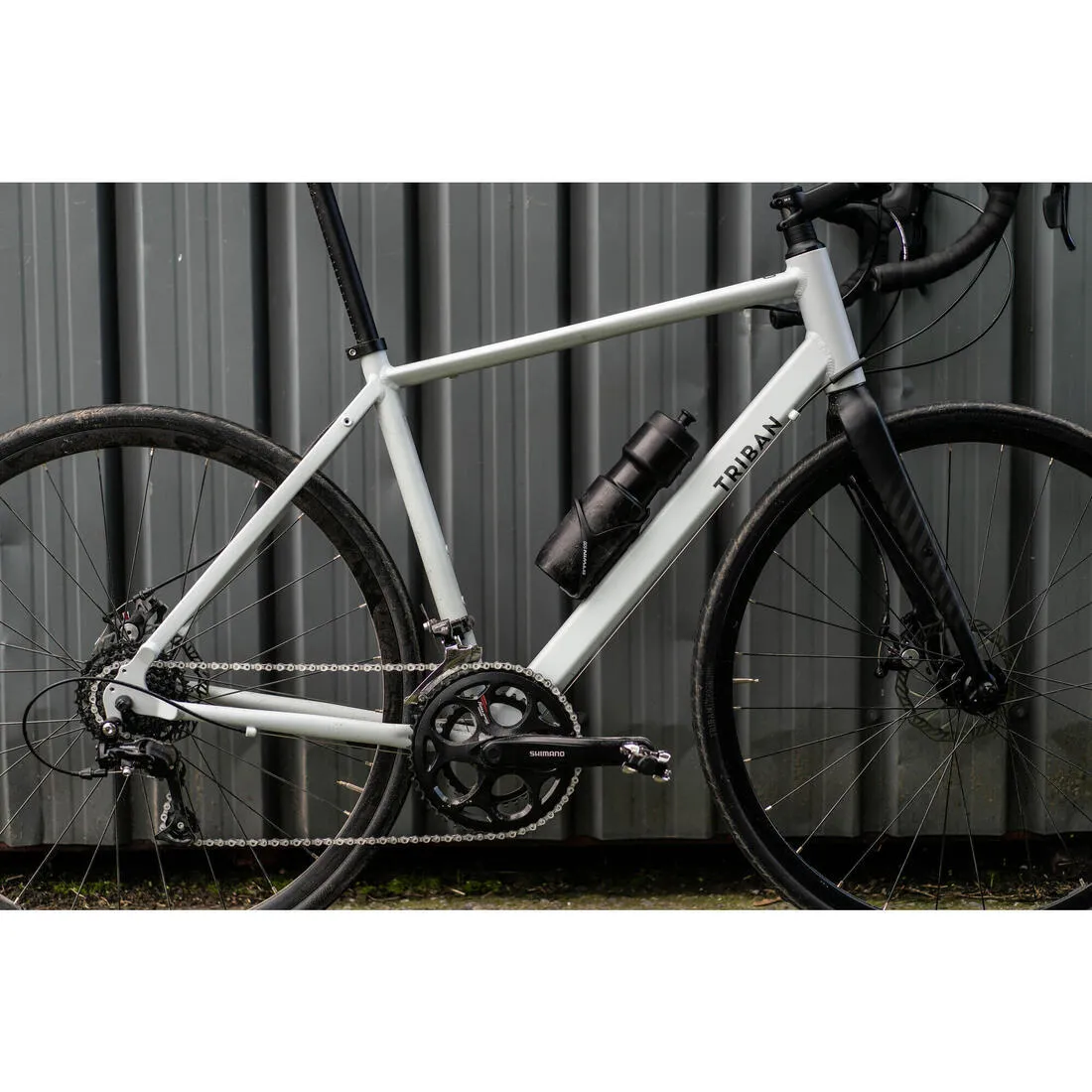 Road Bike Triban RC 120 Disc Brake - Blue