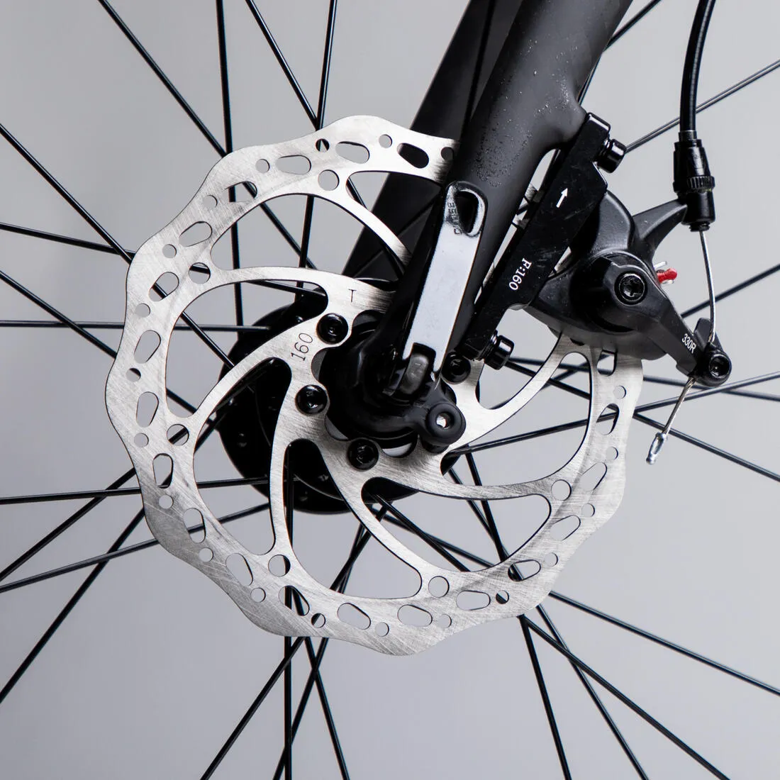 Road Bike Triban RC 120 Disc Brake - Blue