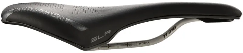 ROADBIKE SADDLE SELLE ITALIA SLR BOOST ENDURANCE TI 316 SUPERFLOW BLACK LARGE