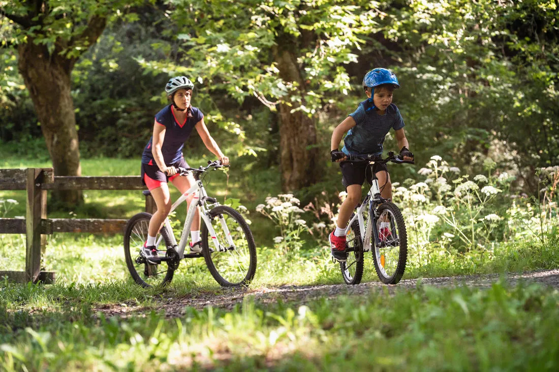 Rockrider ST 120 Kids' 20-Inch 6-9 Years Mountain Bike - White/Blue