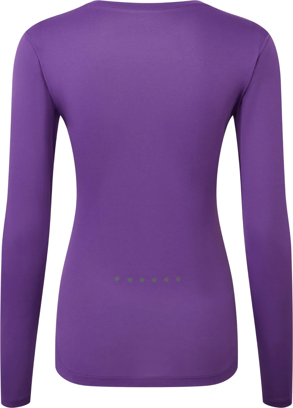 Ronhill Core Long Sleeve Womens Running Top - Purple