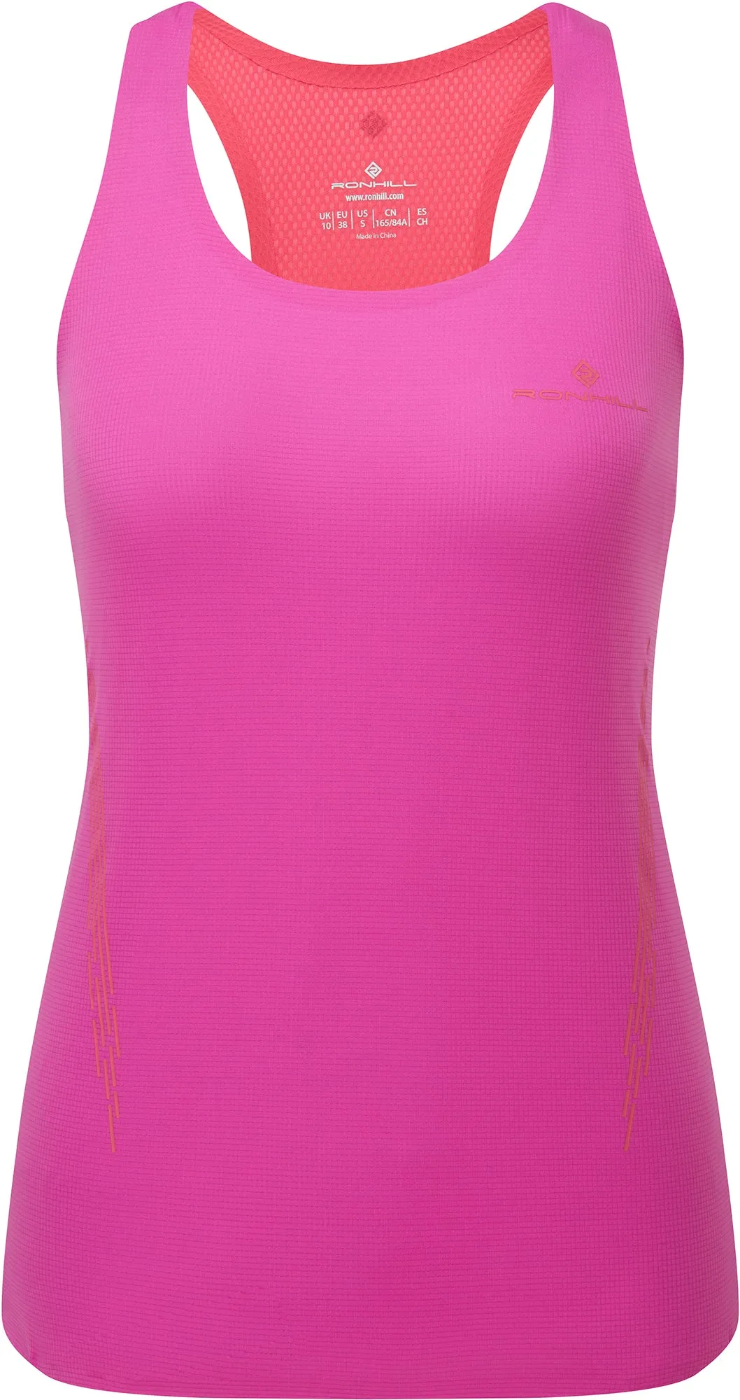 Ronhill Tech Race Womens Running Vest Tank Top - Pink