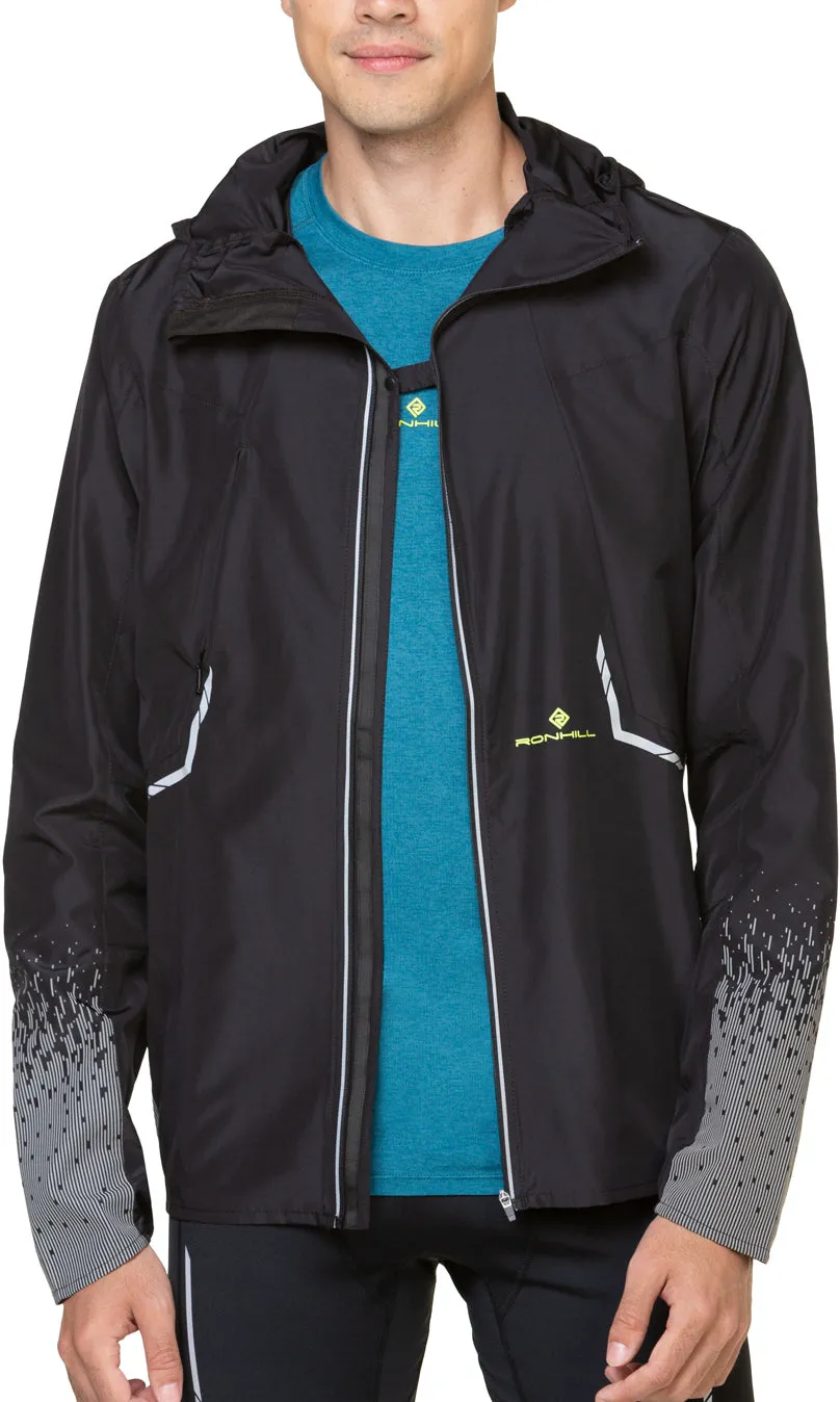 Ronhill Tech Reflect Mens Running Jacket - Black