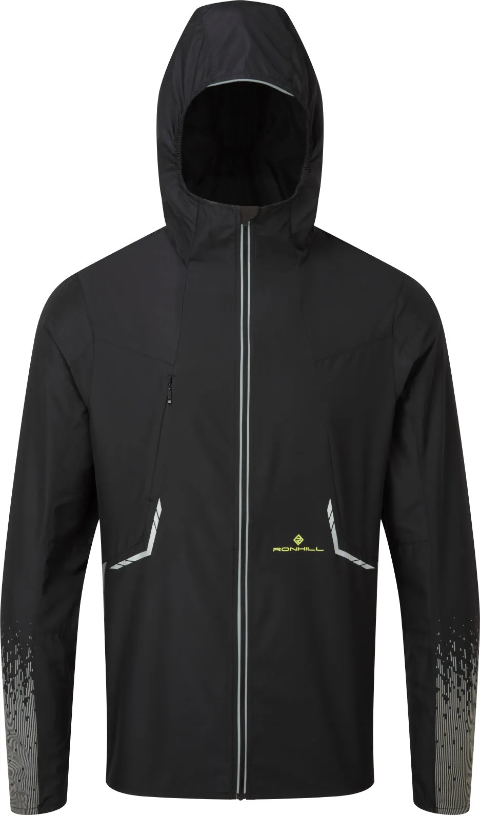 Ronhill Tech Reflect Mens Running Jacket - Black
