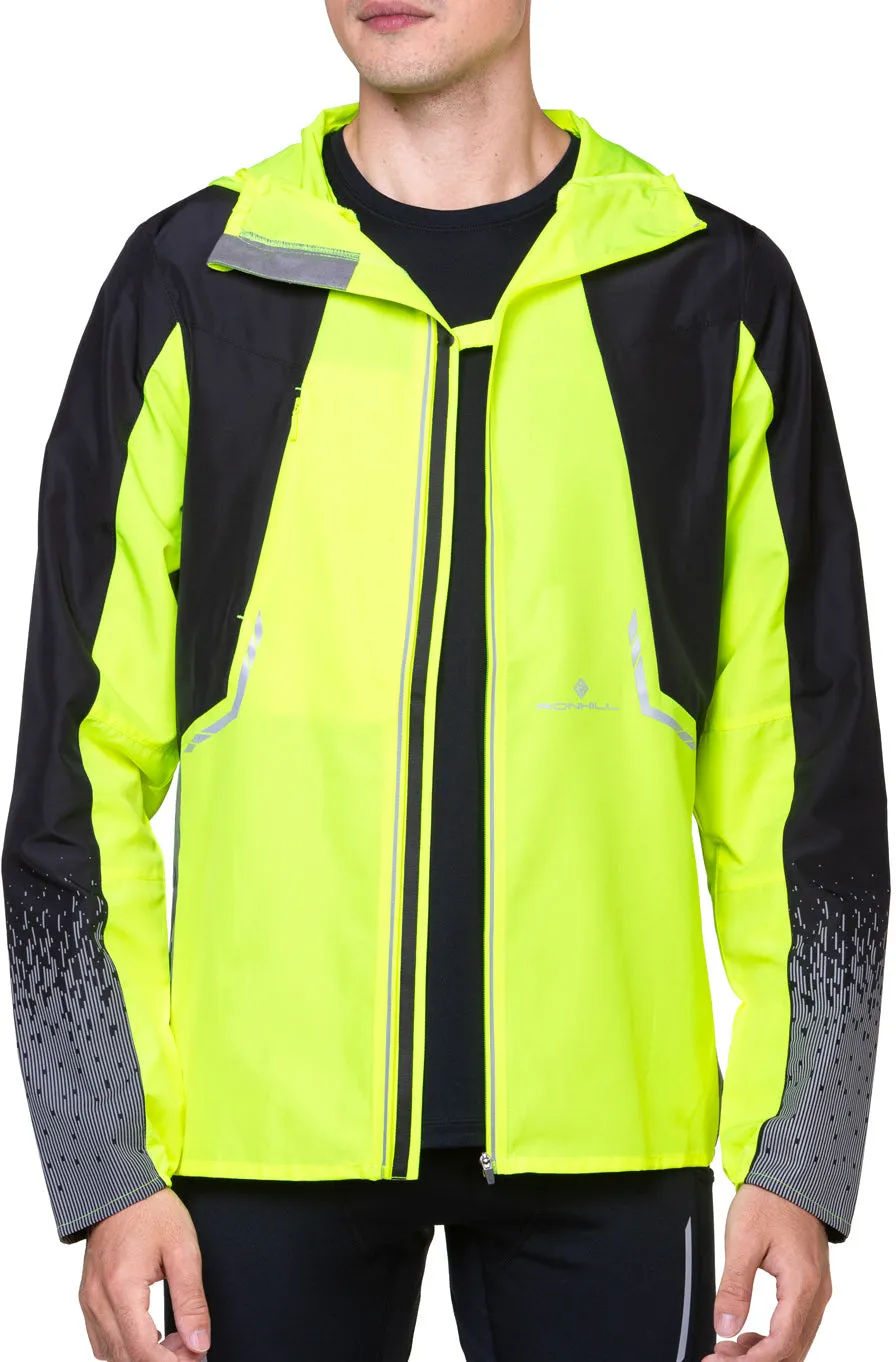 Ronhill Tech Reflect Mens Running Jacket - Yellow