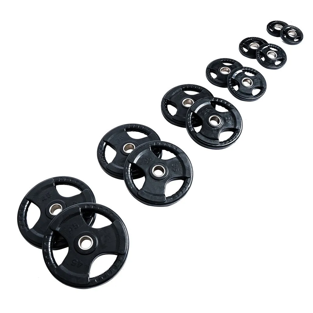 Rubber Grip Olympic Plates