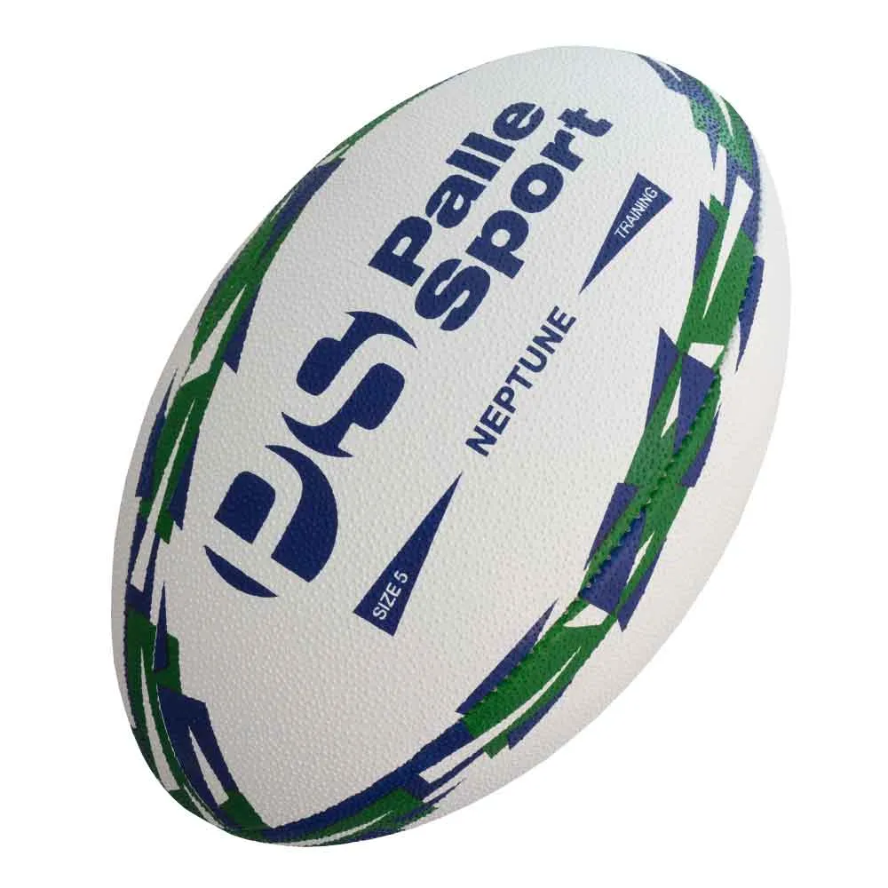 Rugby - Neptune Premium Training Ball - 15 Ball Bundle - Size 5, 4 & 3 - Colour - Green