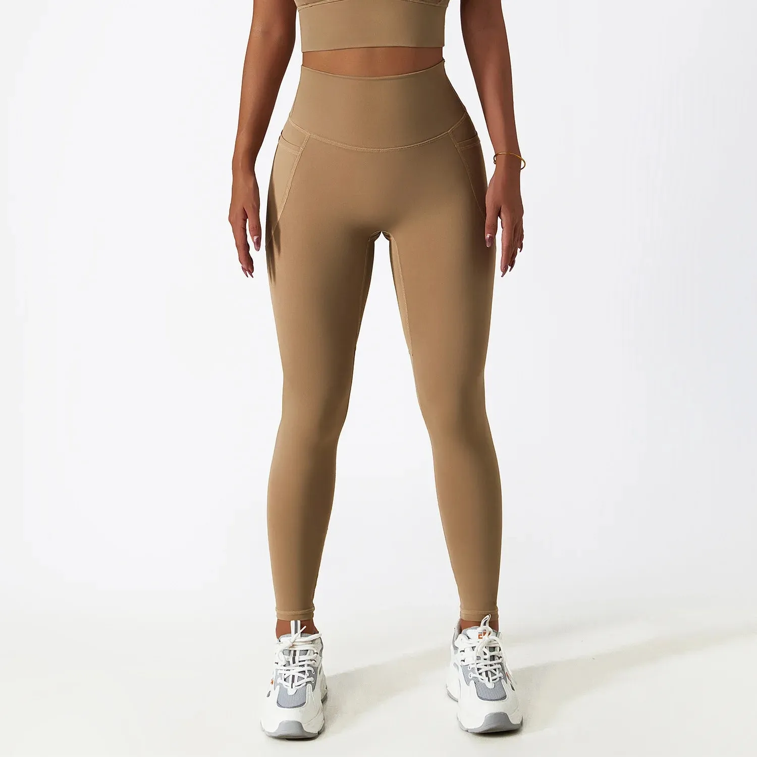 Running Breathable Leggings with Pocket