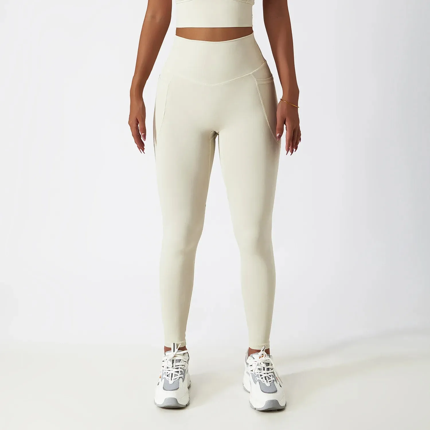 Running Breathable Leggings with Pocket