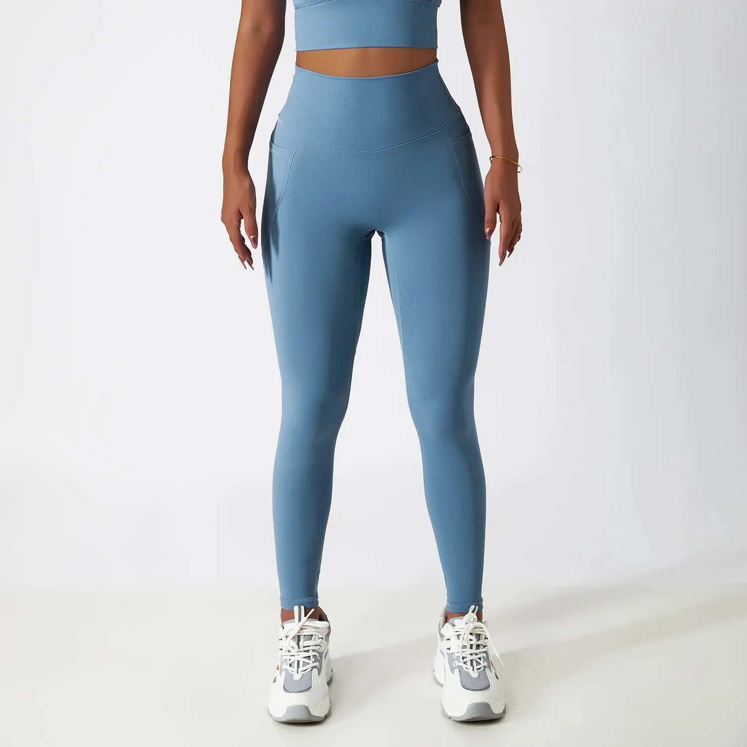 Running Breathable Leggings with Pocket