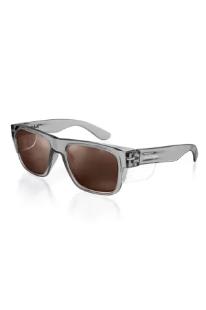 SafeStyle Fusions Graphite Frame Brown Polarised Lens