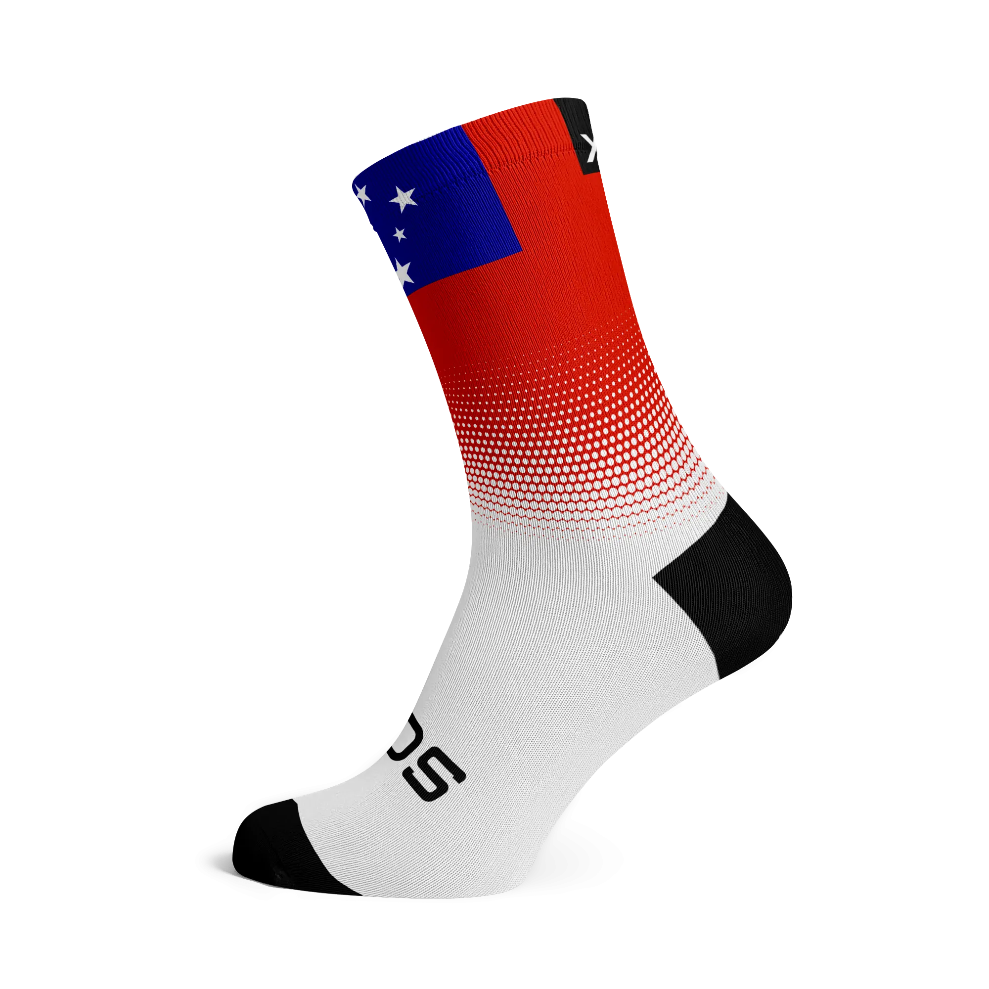 Samoa Flag Socks