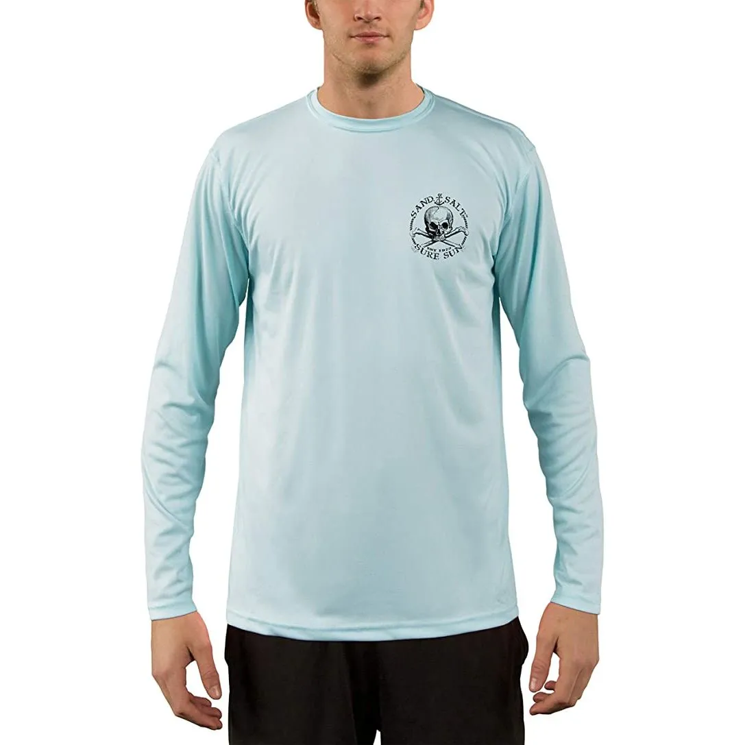 SAND.SALT.SURF.SUN. Vintage Kraken Men's UPF 50  UV Sun Protection Performance Long Sleeve T-Shirt