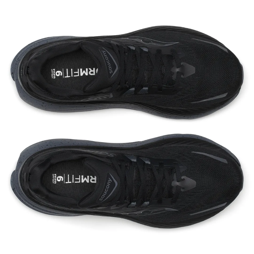 Saucony Hurricane 24 - Mens - Triple Black