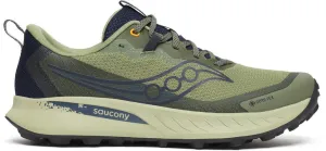 Saucony Peregrine 15 GORE-TEX Mens Trail Running Shoes - Green