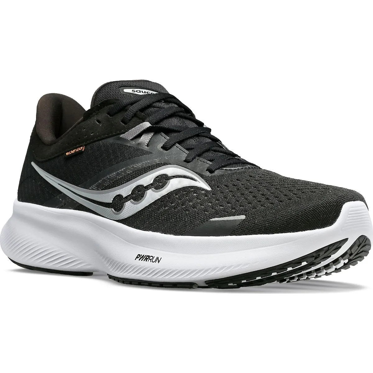 Saucony Ride 16 (Mens) - Black/White