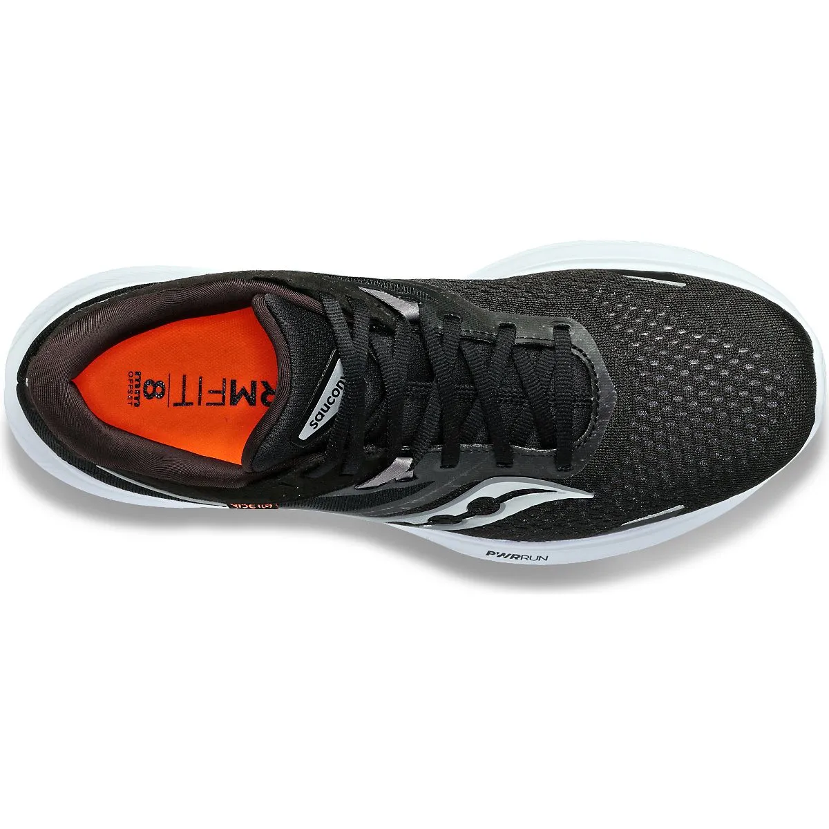Saucony Ride 16 (Mens) - Black/White