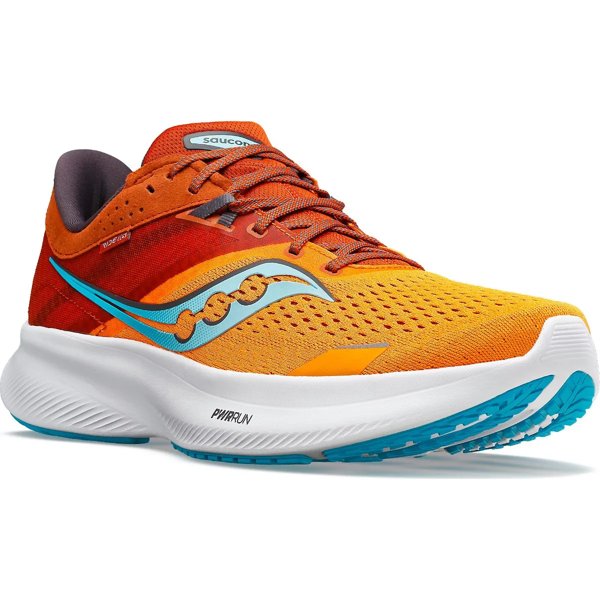 Saucony Ride 16 (Mens) - Marigold/Lava Orange