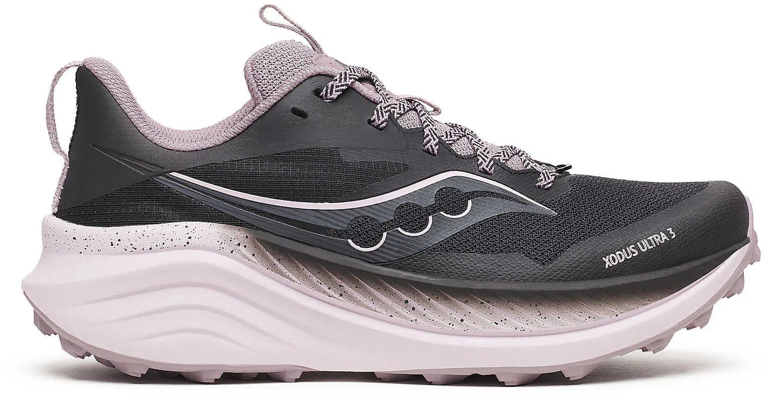 Saucony Xodus Ultra 3 Womens Trail Running Shoes - Black