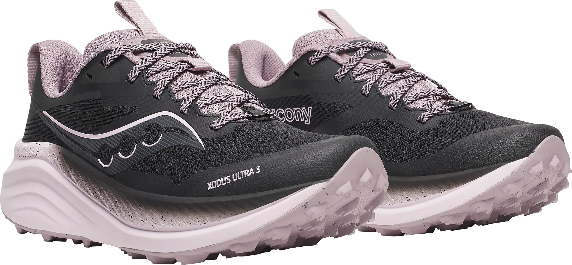 Saucony Xodus Ultra 3 Womens Trail Running Shoes - Black