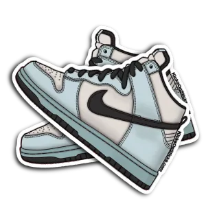 SB Dunk High "Sea Crystal" Sneaker Sticker