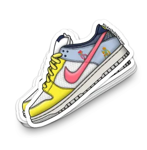 SB Dunk Low "Be True Xavier" Sneaker Sticker