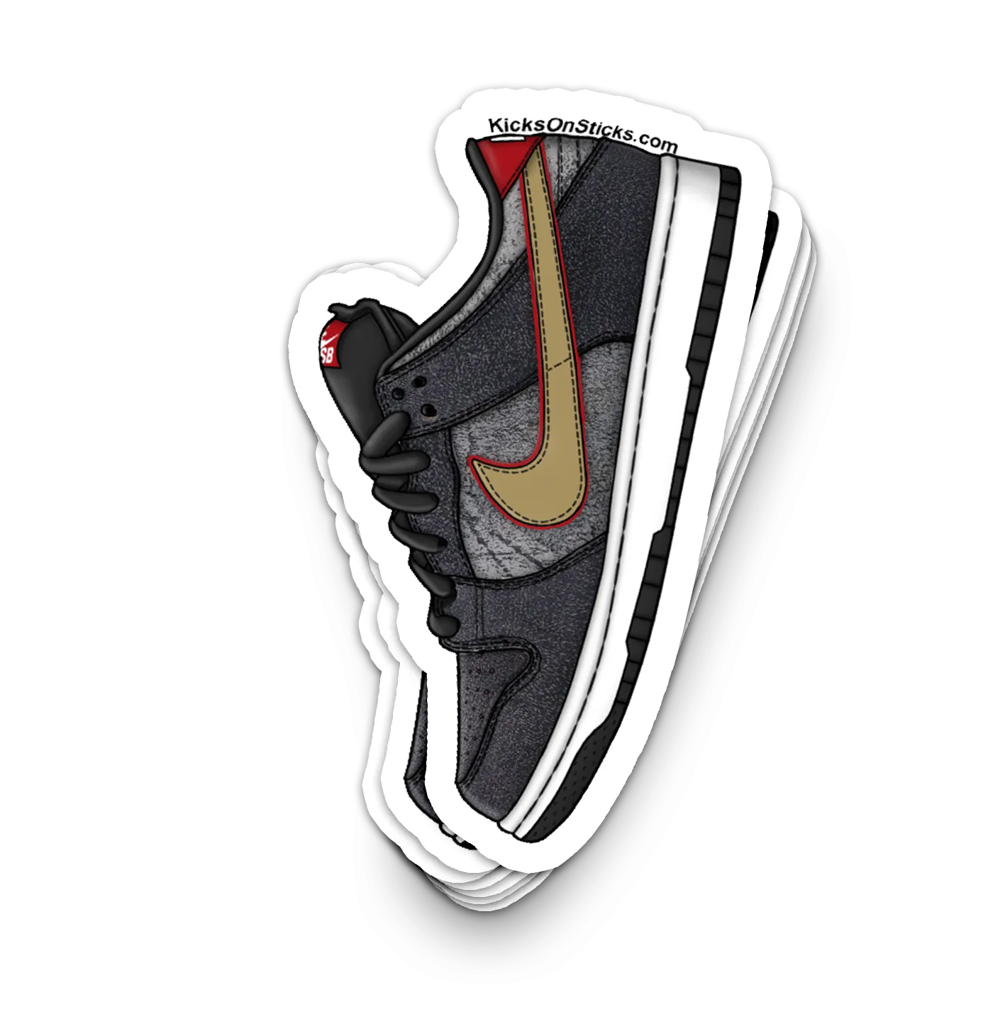 SB Dunk Low "Beijing" Sneaker Sticker