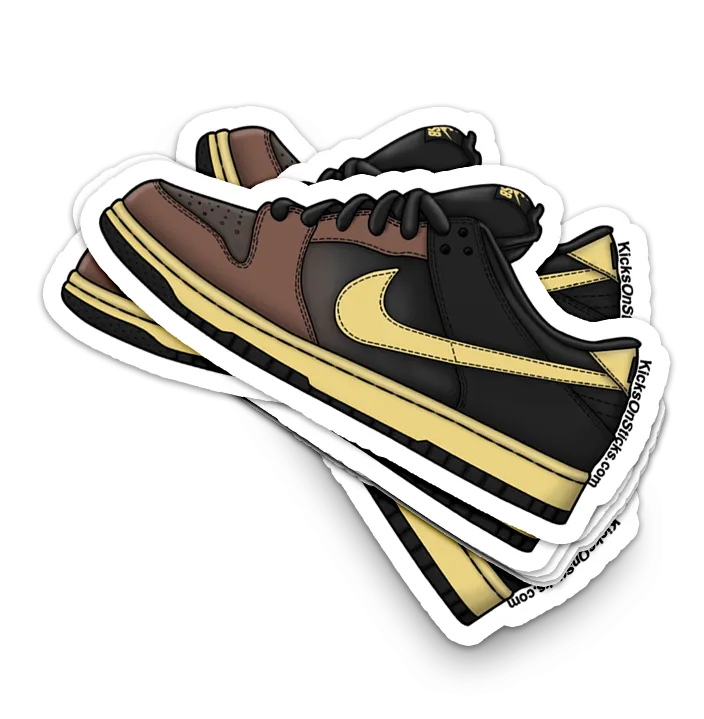 SB Dunk Low "Black & Tan" Sneaker Sticker