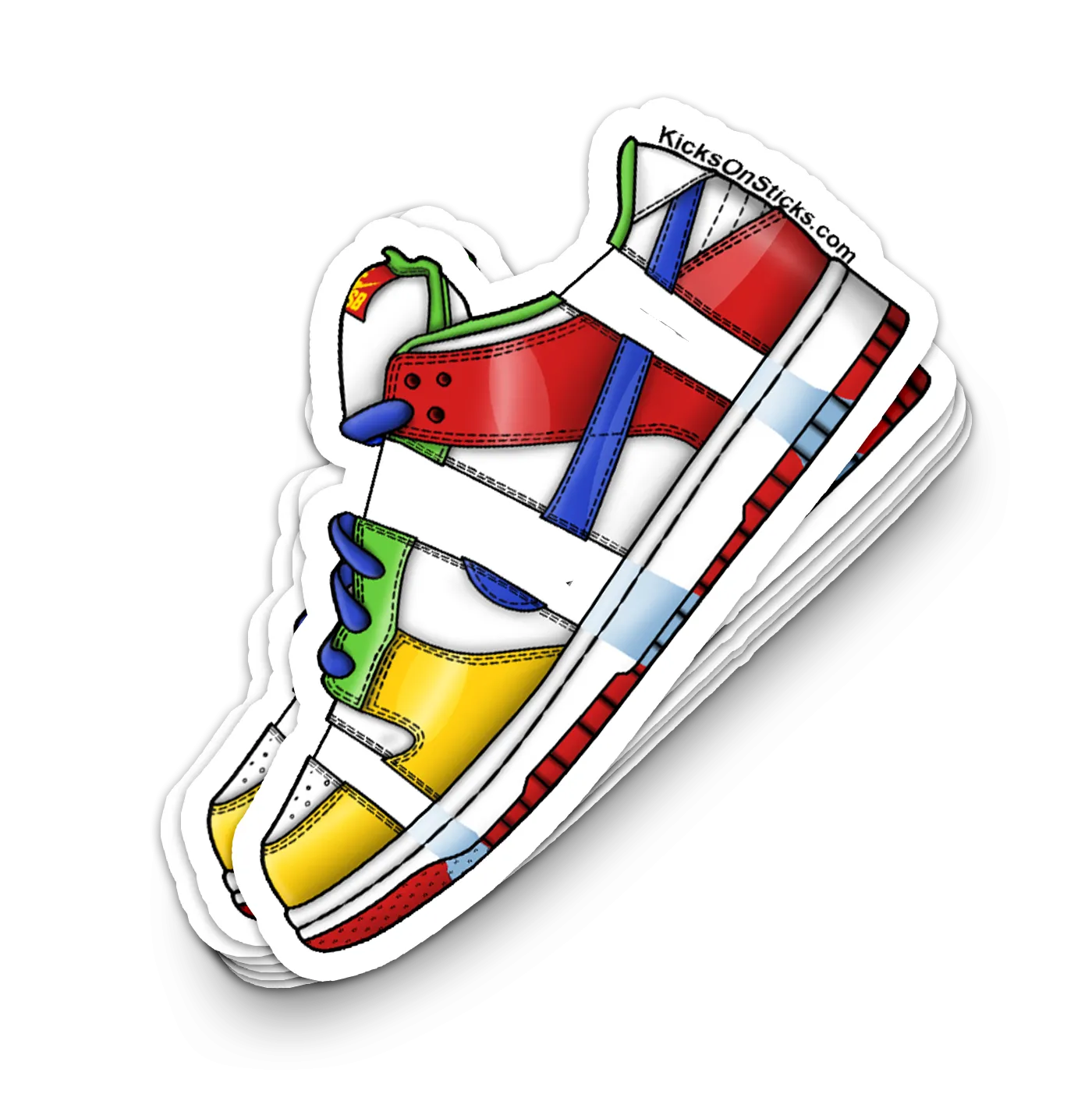 SB Dunk Low "eBay Sandy" Sneaker Sticker